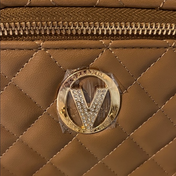 Valentino Orlandi Brown Quilted Women's Bag-NWT - Picture 4 of 10
